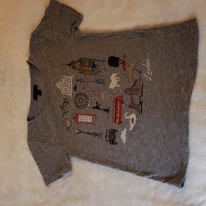 J CREW LONDON T-SHIRT SZ. XXS